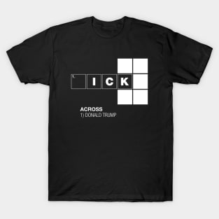 Anti Donald Trump Crossword Puzzle T-Shirt